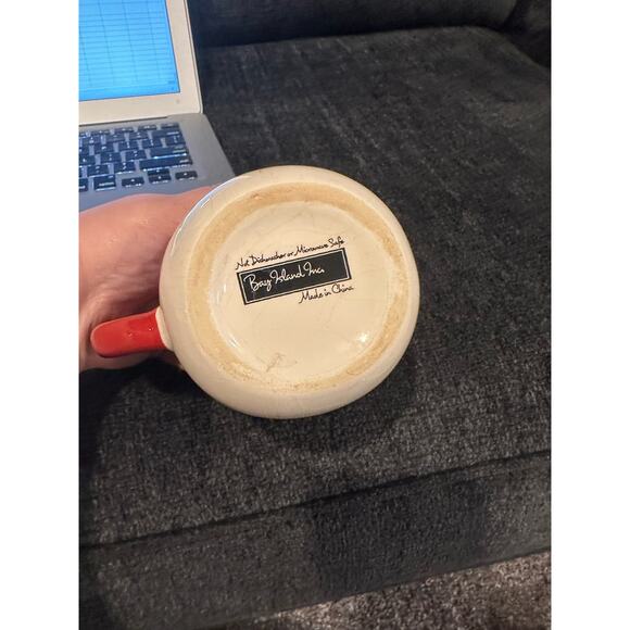 Bay Island: Set of 2 Snowman Ceramic Mugs - Picture 2 of 2